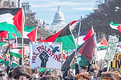 امریکہ میں فلسطینیوں کے حق میں مظاہرے، مرکزی شاہراہیں بند