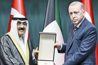 امیر کویت کو نشان ترکیہ ایوارڈ